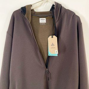 Prana Bodie Hoodie, XL, brand new, Dark Iron color